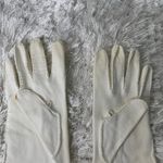 50s 60s White Gloves Pearl Embellishment OSFM Photo 3