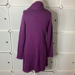 Leo & Nicole  Purple Open Front Knit Cardigan Size Small Photo 1