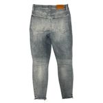 Lucky Brand  Bridgette High Rise Skinny Jeans 8/29 – Medium Wash Raw Hem Stretch Photo 2