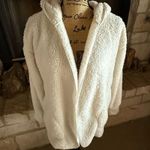 No Boundaries  White Oversized Hoodie Sweater Photo 1