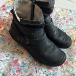 Jbu “Ellie” Black Scrunch Ankle Boots with Buckle, Sz 9 (Wide) Photo 3