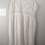 Lucky Brand Women's Eyelet Maxi Dress White Size XL Photo 0