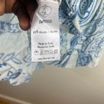 Z&L EUROPE Tassel Tie Armhole Lace Trimmed Tiered Mini Dress Tucan Print XL blue White Photo 7