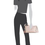 Kipling ✪ Eve Lightweight Crossbody Handbag Bag ✪ Monkey Keychain ✪ Metal Gold Photo 0