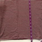 Forever 21 Ribbed Dark Red & Cream Striped Midi Dress Size S NWT Photo 6