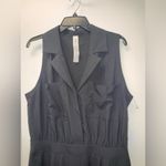 NWOT Rhone Mirage collared wide leg Sleeveless casual black jumpsuit sz 12 Photo 4