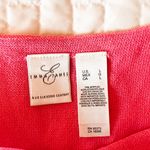 Emma James Pink Flower Knitted Top Size Large Photo 2
