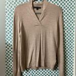 Brooks Brothers women’s tan sweater, merino wool size large Photo 0