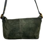 Apt. 9  Green Suede Bag Photo 3