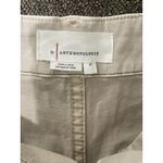Anthropologie Cropped Utility Khaki Pants 27 Cotton Twill Beige Tan Photo 7