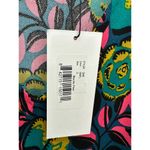 Leota  Dress Women's S Multi Blue Pink Bright Floral Marche Fleur V-Neck Maxi Photo 6