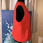 Liz Claiborne Vintage  Red Quilted Vest Size L Photo 9