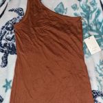 A New Day NWT . One Shoulder Ribbed Tank Top Sz. S Photo 0