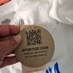 Sportique Apparel White Philadelphia 76ers Vneck Short Sleeve Tee Size Medium Photo 5