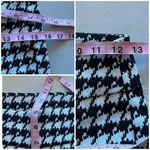 Bar III Bar lll Womens Black White Houndstooth Skinny Pants Ponte S Photo 2