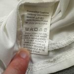 SheIn Blouse White S Bow Neck Puff Sleeve Top Womens Self Tie Bow Long Sleeves Photo 8