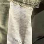 Free People  SZ 0 Billie Chino Shorts Hi-Rise Pleated Pockets Zip-Fly Army Green Photo 5