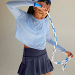 Free People Check out my Topspin Skirt in Midnight Navy. Size S. Blue Photo 0