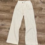 Showpo LARISSA TROUSERS - MID RELAXED STRAIGHT LEG TROUSERS IN WHITE Linen Photo 1