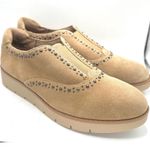 Anne Klein April Tan studded platform Suede walking Shoes women's Size 8.5 Photo 9