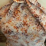 Laundry by Shelli Segal  Women's Halter Neck Midi Dress with Tiered Skirt Size 8 Photo 7