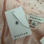 Stellah Tiered Eyelet Dress Deep V Photo 9