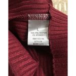 Nordstrom Rack NWT Dual Nature ribbed dress in wine from size large Photo 11