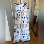 Selfie Leslie *NWT* Indie Lux Cypress Graphic Strapless Maxi Dress White Photo 5