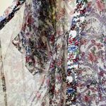 Victoria's Secret  Vintage Gold Label Sheer Floral Kimono Satin Robe One Size Photo 1