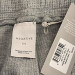 Negative Underwear Waffle Knit Track Pant in Heather Grey, Size Small Photo 8