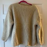 ZARA Cozy Chunky Knit Cream Sweater Photo 0