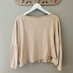 Urban Outfitters  Long Sleeve Button Up Top Cream Sz Small Photo 6