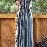 Abercrombie & Fitch Chiffon Sleeveless Maxi Dress With Rope Belt Size SP Photo 2