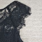 Intimately Free People Lace Slip Dress Womens Medium Black Sexy Sheer Bodycon Photo 12