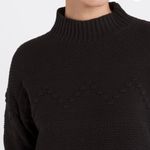 Pink Clover  Black Turtleneck Sweater Photo 3