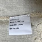 Rebellion  Again Cream Boho Crochet Braided Top Photo 3