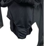 Weissman Elite Geometric Lace Dress Black Gold Metallic Dance Costume Adult ‎ MA Photo 6