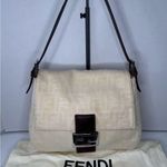 Fendi Zucca Cambas Mamma Baguette. Brown Photo 2