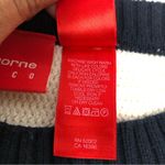 Liz Claiborne  Liz & co. sweater navy cream size small Photo 3