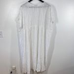 Young Fabulous and Broke Young Fabulous Broke Womens White Eyelet Cover Up Dress Size Medium Summer Photo 2