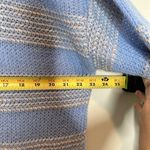 Habitual  Womens Wool Blend Blue Striped Sweater Size Large Photo 2