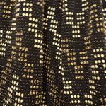 Alfred Dunner Black and White Zigzag Gold Cardigan Size L Photo 3