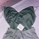 Glitter Short Dress Silver Size XS Photo 1