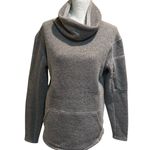 Smartwool  Womens Hudson Trail Fleece Pullover Sweater‎ Cowl Neck Size Large Gray Photo 0