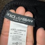 Dolce & Gabbana  100% Wool Beanie Knit Crochet Black One Size Photo 5