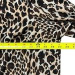 Catherines  Leopard Print Roll Tab Sleeve Button Up Top 2X Relaxed Office Mature Photo 4