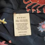 RHODE Jemima Slip Dress Neon Zodiac Black Maxi Size 4 Photo 8