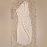 Elliatt NWOT Xara One-Shoulder Asymmetric Crepe white Cocktail Dress sz XL Photo 3