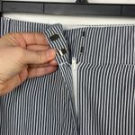 Lane Bryant  The Allie Crop Pants gray white stripes size 20 Photo 4