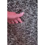 H&M Marled Gray Black Chunky Knit Oversized Sweater Dress Size Medium Hygee Photo 2